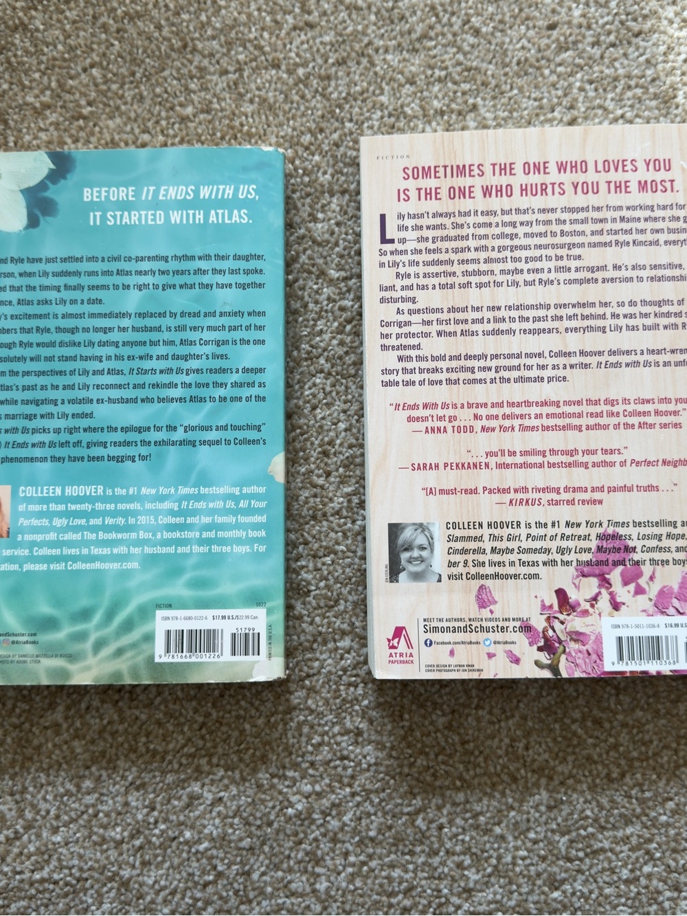 Colleen Hoover Romance Book Bundle It Ends With Us + It Starts With Us - Picture 4 of 6